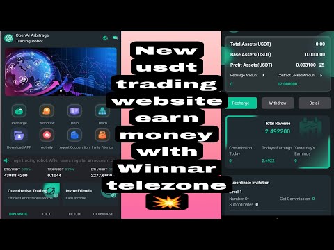 USDT money making website | Earn free USDT | Best USDT investment website | New money making website