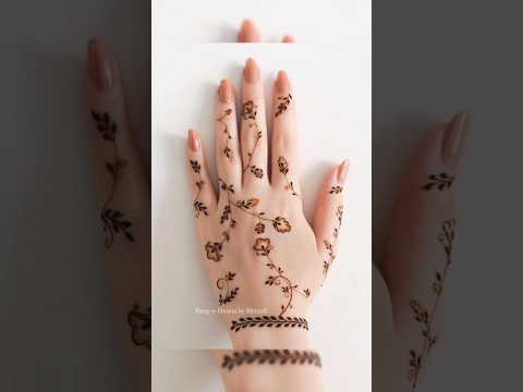 new mehendi designs #indianmehndi  #bridalmehndi  #easymehendidesign