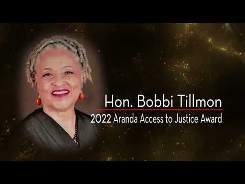 2022 - Aranda Award: Judge Bobbi Tillmon