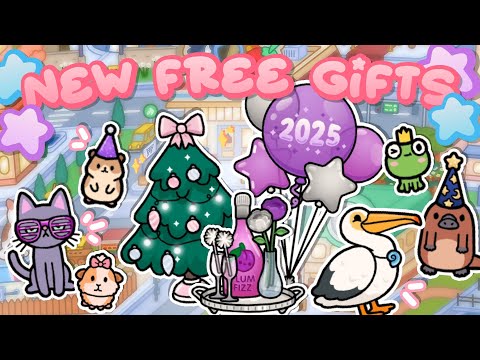 ALL NEW 6 CHRISTMAS FREE GIFTS OUT NOW!! new Christmas gifts update || toca boca world update 🌈⚡