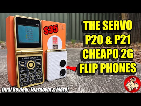 Taking a look at the SERVO P20 & P21 2G Feature Flip Phones - at $35 each, I don't expect much