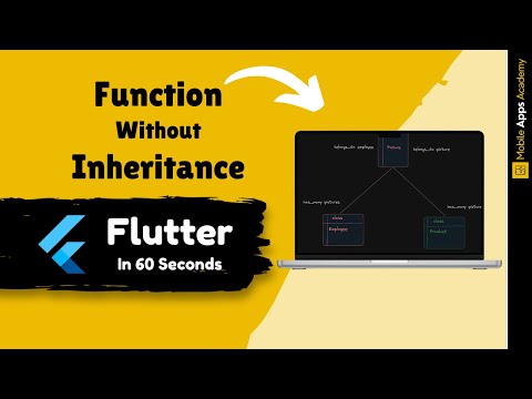 Properties without Inheritance | FLUTTER IN 60 SECONDS | #03