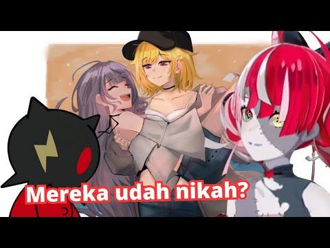 Lam sensei Melihat Langsung Kemesraan Zeta dan Kaela | Kureiji Ollie Hololive ID