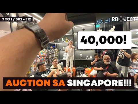 Singapore Vlog Day 1: Shopping, Auction, Business Class Review!