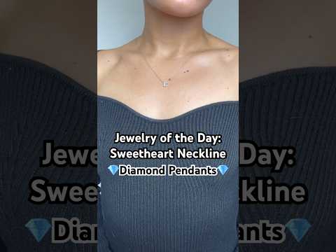 Sweetheart Neckline Necklaces #jotd #jewelryaccessories #necklace #styleinspo #lifestylejewelry