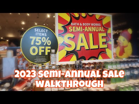 Bath & Body Works SAS walkthrough #bathandbodyworks #semiannualsale #walkthrough #sas