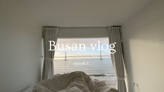 Busan vlog ep.II | cafe,Taejongdae,Gwangalli Beach,HOTEL1