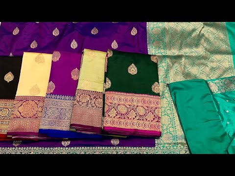 Banarasi Handwoven Katan Silk Kaduwa Weaving Silk Saree |