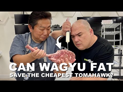 Can DR. GUGA Save The Cheapest Tomahawk With Japanese A5 Wagyu Fat?