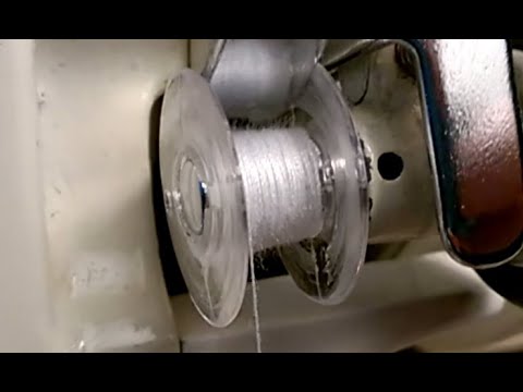 Bobbin winding with the thread in the needle