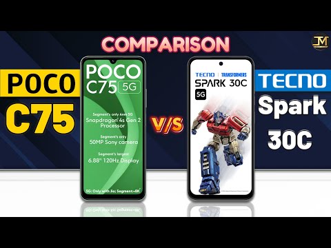 POCO C75 vs Tecno Spark 30C : Which Phone is Best❓😲