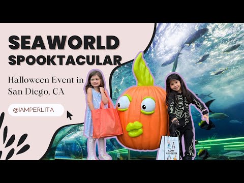 Sea World Spooktacular Halloween Event | San Diego, CA | Family VLOG