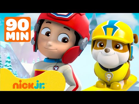 PAW Patrol | Baby Rubble übernimmt eine Schneerettung! | 90 Minuten | Nick Jr. Deutschland