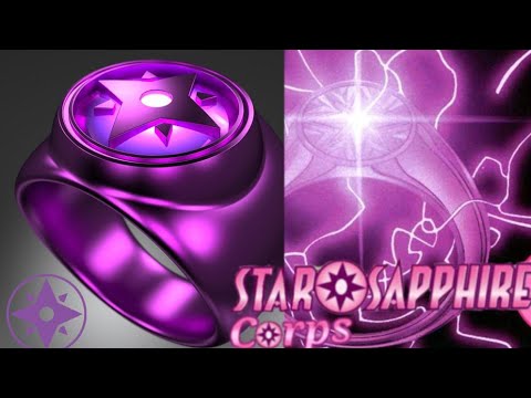 Violet Lantern Ring {Star Sapphire Ring}