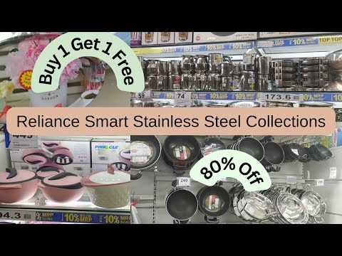 Reliance Super Store Offers/Stainless Steel Collections/New Cheapest Kitchen Items #reliancesmart