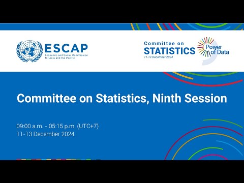 Committee on Statistics, Ninth Session, Day 2 - Morning