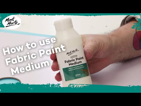 How to use Fabric Paint Medium