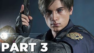 RESIDENT EVIL 2 REMAKE Walkthrough Gameplay Part 3 - DR. BIRKIN BOSS (RE2 LEON)