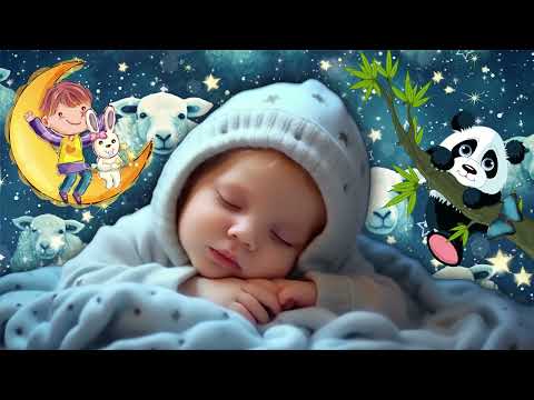 Mozart & Brahms Lullabies 🎶 Baby Sleep Instantly in 3 Minutes | Peaceful Music