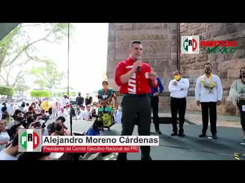 Mensaje de Alejandro Moreno Cárdenas desde Michoacán.