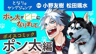 【CV:小野友樹・松田颯水】ポン太編！2億PV突破！ある日飼い犬たちが「ヒト」に変わってしまった！愛犬にドキドキ!?日常ドタバタコメディ！「ポン太がヒトになりまして。」【漫画】【ボイコミ】