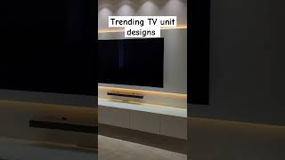 trending TV unit design ideas #tvunit #tvunitdesigns #tvunitdesignideas