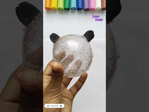 🐼nano tape balloon panda | subscribe #drawpretty #satisfying #shortsvideo #nanotapebubble #shorts