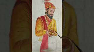 Chattrapati shivaji maharaj painting 🚩🙏||Jay shiray||#artinmotion