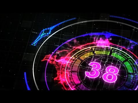 COUNTDOWN TIMER 1 min ( v 674 ) 60 sec with sound music effects 4K