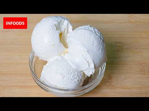 Vanilla Ice Cream Recipe | How to Make Ice Cream at Home | Homemade Ice Cream Recipe | Infoods