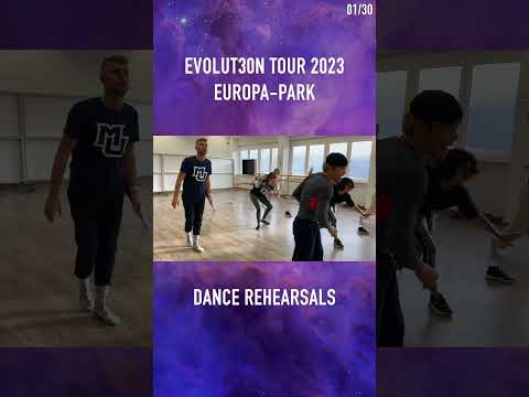 DJ BoBo - EVOLUT30N TOUR 2023 - EUROPA-PARK - DANCE REHEARSALS 01/30 #shorts