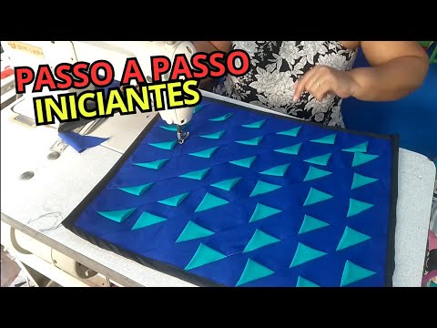 Tapete de Biquinho de Retalho PASSO A PASSO (INICIANTES)🪡