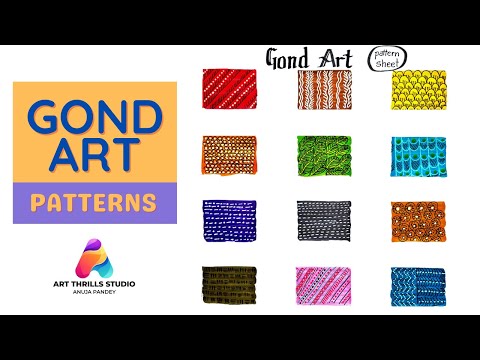 Gond Art Course : Day 1 | Basic Patterns #artthrillsstudio