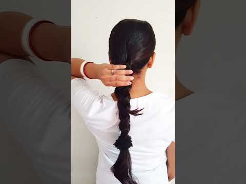 Simple Braided Hairstyle For Everyday || Regular Braid Hairstyles || Hairstyle Tutorials