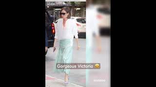 Victoria Beckham’s gorgeous outfits. #shorts #victoriabeckham #davidbeckham #fashion #beautiful