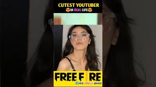 Top 3 cutest girl youtuber 😍 #factsaboutfreefire #freefirefacts #cutestgirl