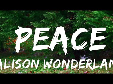 Alison Wonderland - Peace (Lyrics)  | Music one for me