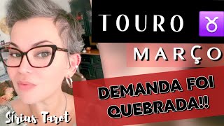 🌟TOURO ♉️ MARÇO🌟 DEMANDA FOI QUEBRADA!! CELEBRE!! #touro #tarot  #MARÇO