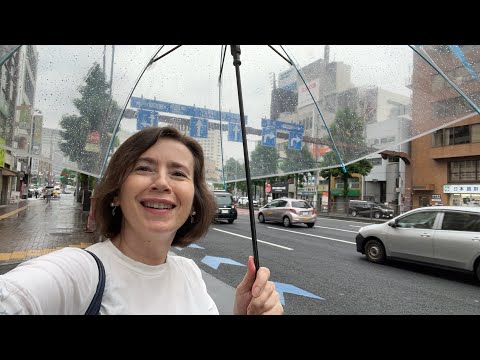 Around Yotsuya Station in a Rainy Tokyo