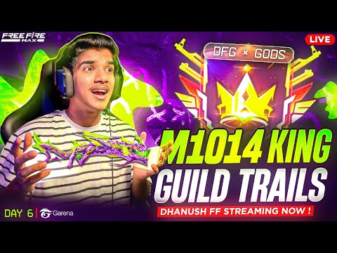 ⚡ GUILD TRIALS DAY 6: M1014 RAGE MODE 💥 LEGENDARY BATTLE 🏆 | FREE FIRE IN TELUGU #dfg #freefire