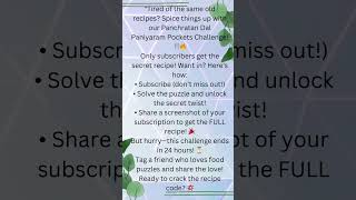 #CookingChallenge #ViralRecipe #FoodieFun “Crack the Recipe! 🧩” “Only Subscribers Get the Secret! 🔐”