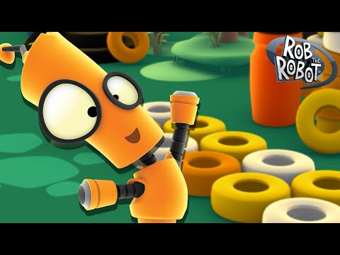 Squeaker Size | Rob The Robot | Preschool Learning