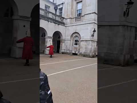 King's guards walking through #guards #london #india #ytshorts @vichethediamonds #