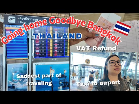 Going Home, Goodbye Bangkok: VAT Refund Counter | kriserika