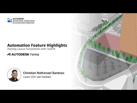 Autodesk Forma Feature Tour: Automation Parking Layout (Indonesian Language)