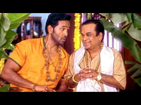 ब्रह्मानंदम विष्णु मांचू को टॉवल के बारे में बता रहा है - Brahmanandam Comedy Scenes