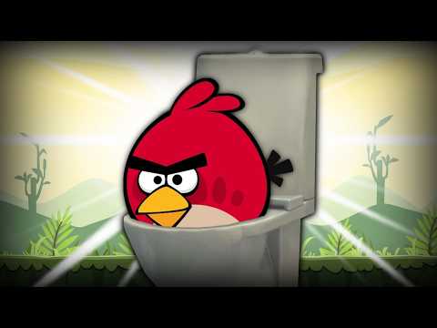 Angry Birds Crossed Over With Skibidi Toilet