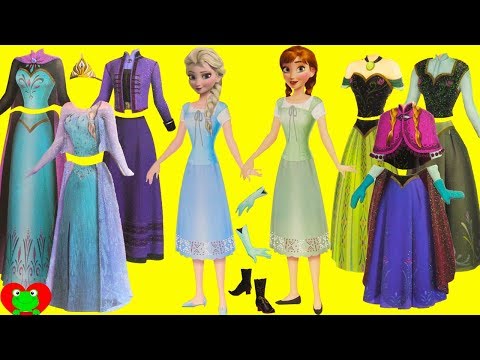 Disney Frozen Anna and Elsa Magnetic Fashion Mix and Match Surprises