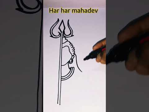 shiv drawing # shorts # video # easy