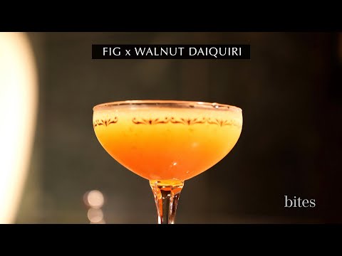 FIG x WALNUT DAIQUIRI by Japanese bartender Shinobu Ishigaki